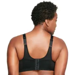 Glamorise Womens MagicLift Active Support Wirefree Bra 1005 Black