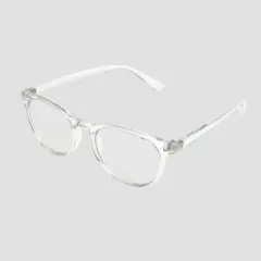 Men's Crystal Clear Blue Light Filtering Square Glasses - Original Use&trade; Clear: Scratch-Resistant, Recycled Plastic Frame