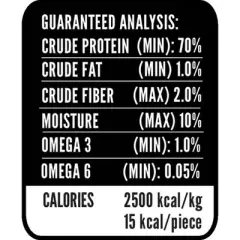 Hubert Pet Premium Salmon Skin Dog Treats, Grain Free, Single Ingredient, USA Tested - 8oz / 0.5 lb Super Value Pack