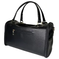 Parisian Pet 'Sonoma Carrier' for Dogs & Cats &ndash; Luxury Black Travel Pet Carrier, Soft and Lightweight Design