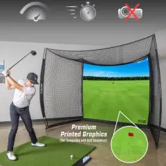 GoSports Range Cage Golf Practice Hitting Net