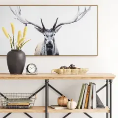 47" x 24" Deer Framed Wall Canvas - Threshold&trade;