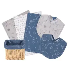 Trend Lab Feeding Basket Gift Set - Lumberjack Moose 7pc