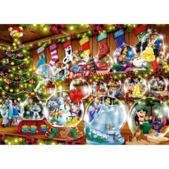 Ravensburger Disney Christmas Snow Globes Jigsaw Puzzle - 1000pc