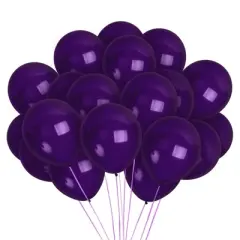 Treasures Gifted Dark Purple Balloons - 12 Inch Latex Balloons - 36 Pack