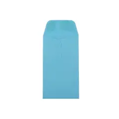 JAM Paper #5.5 Coin Business Colored Envelopes 3.125 x 5.5 Blue Recycled 356730549