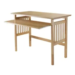 Folding Computer Desk Natural - Winsome