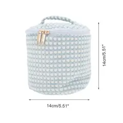 Unique Bargains Organizational Cylinder Makeup Bag 1 Pc