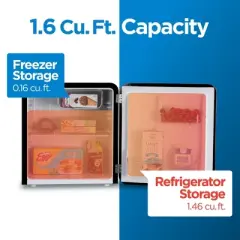 COMMERCIAL COOL Retro Refrigerator 1.6 Cu. Ft.