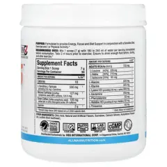 ALLMAX A:CUTS Amino-Charged Energy Drink, Cotton Candy - 210 g - with Caffeine, Green Coffee Extract, L-Carnitine & 2000 mg of Taurine - Sugar &