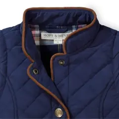 Hope & Henry Girls' Quilted Riding Vest, Toddler