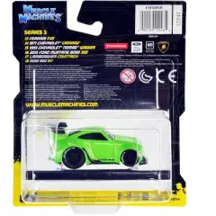 RWB 911 993 Bright Green "RAUH-Welt BEGRIFF" 1/64 Diecast Model Car by Muscle Machines