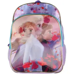 Disney Frozen II Elsa And Anna 2-Image Lenticular Kids 16" Backpack Tote Bag