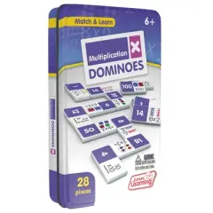 Junior Learning Multiplication Dominoes, 2 Sets