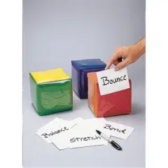 Sportime MoveCubes with BodyMoves, 6-1/2 Inches, Assorted Colors, Set of 3