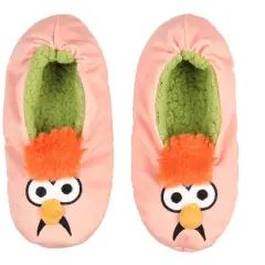 Disney The Muppets Beaker Slippers 3D Embroidered Slipper Socks No-Slip Sole
