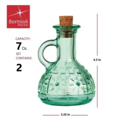 Bormioli Rocco Country Home Olivia Oil Bottle - Set of 2