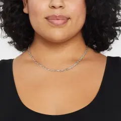 16" Paperclip Chain Necklace - A New Day&trade; Silver