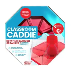 Junior Learning&reg; Classroom Caddie Octagonal Storage System, Red