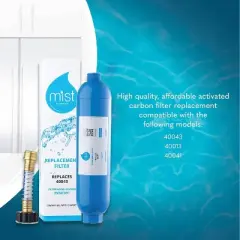 Mist Replacement Camco RV Filter with Flexible Hose Protector - RVMF091