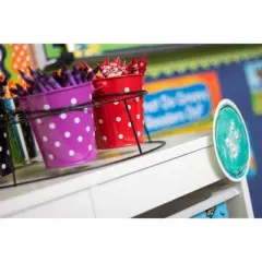 Teacher Created Resources&reg; Polka Dot Buckets & Caddy Set