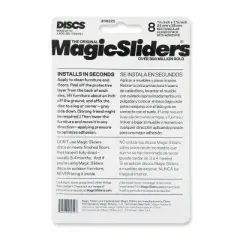 Magic Sliders 8pk Rectangular Adhesive Sliders