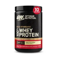 Optimum Nutrition Gold Standard 100% Whey Protein Powder - Vanilla Ice Cream - 10 Servings - 10.9oz