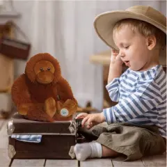 FAO Schwarz 20" Planet Love Recycled Bottle Orangutan Toy Plush