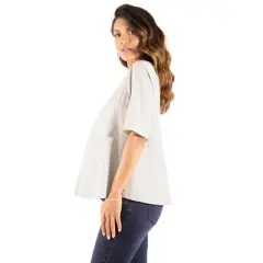 Ingrid & Isabel Maternity EveryWear Zipper Back Top