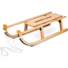 Slippery Racer Kids Wooden Foldable Snow Sled.