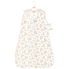 Hudson Baby Infant Girl Thermal Sleeveless Sleeping Bag 2pk, Soft Pink Sage Rose