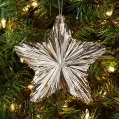 Tinsel Star Christmas Tree Ornament - Wondershop&trade;