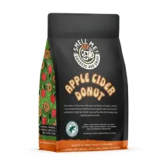 Bones Coffee Company Apple Cider Donut, Apple Cider and Donut Flavor 12 oz (Ground)