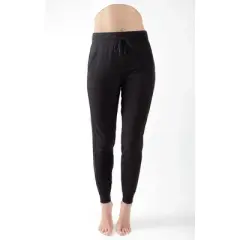 90 Degree By Reflex Womens Soft and Comfy Brushed Jogger Lounge Pants with Elastic Drawstring Waistband and Side Pockets