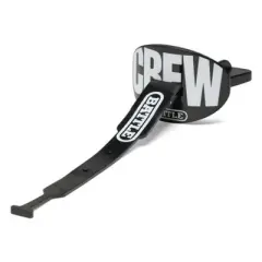Battle Sports "CBFW" Speed Football Mouthguard with Connected Thick Strap - Black/White