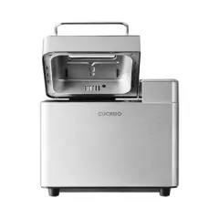 CUCKOO 2lb Multi-Functional Stainless Steel Bread Maker: 16 Settings, 1-Year Warranty, Dishwasher-Safe Parts, 600W