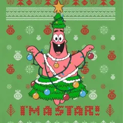 Men's Nickelodeon SpongeBob SquarePants Star Short Sleeve Graphic T-Shirt - Green