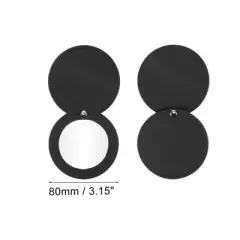 Unique Bargains Women's Rotating Circle Makeup Mirror 1 Pc