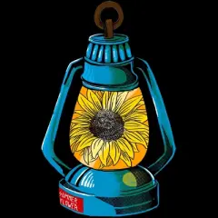 Men's Design By Humans Lantern Powered By Summer Sunflower By besteehouwer Tank Top