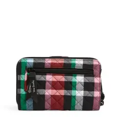 Vera Bradley Women's  Cotton RFID Turnlock Wallet