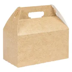 Inno-Pak Standard Carry Pack with Handles Brown Kraft Recyclable & Compostable - Case of 100