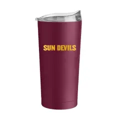 NCAA Arizona State Sun Devils Powder Coat Tumbler - 20oz: Portable Drinkware, Steel