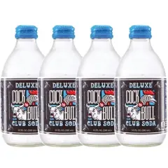 Cock n Bull Club Soda 10oz Soda Bottles - Ideal Mixer for Cocktails, Mocktails, and Bartenders - Premium Quality for Perfect Mixed Drinks - Refreshing Flavor Profile- Made In USA