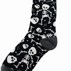 Skeleton Socks (Women's Sizes, Adult Medium) from the Sock Panda  - Great for Halloween