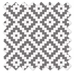 Bacati - White/Gray Diamond Crib/Toddler Bed Skirt