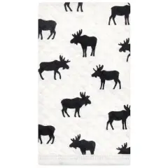 Hudson Baby Infant Boy Quilted Burp Cloths 10pk, Moose, One Size