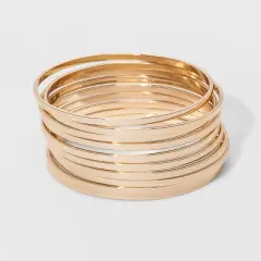 Bangle Bracelet 10pc - A New Day&trade; Gold