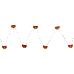 Northlight LED Watermelon Fairy Lights - Warm White - 2.75' Silver Wire - 10ct