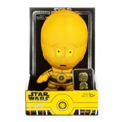 Seven20 Star Wars C-3PO Stylized 7 Inch Plush With Enamel Pin