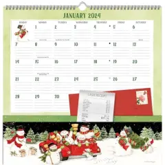Lang 2024 Wall Calendar 12"x12" Folk Song
